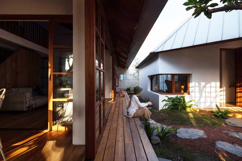 บ้านสไตล์ญุี่ปุ่นมินิมอล และมีสวนสวนน่ารักในบ้าน รูปที่ 5