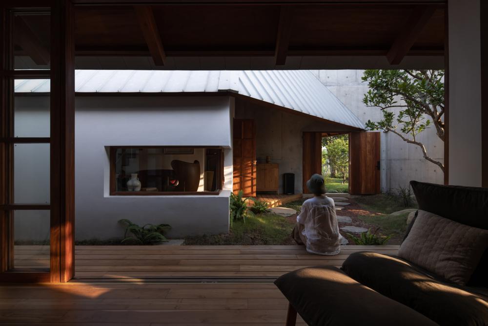 บ้านสไตล์ญุี่ปุ่นมินิมอล และมีสวนสวนน่ารักในบ้าน รูปที่ 7