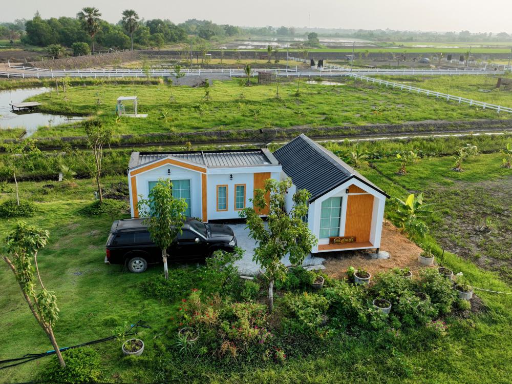 บ้านสวนมินิมอลมูจิทรงตัวแอล