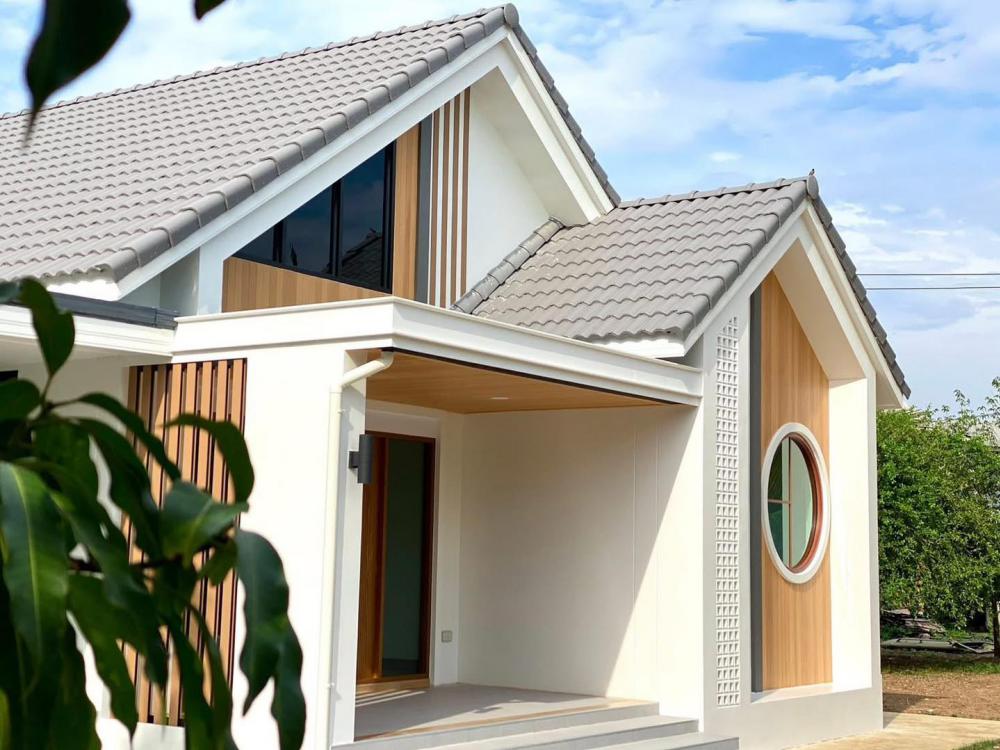 แบบบ้านชั้นเดียว สไตล์มินิมอล ฟังก์ชัน 3 ห้องนอน 2 ห้องน้ำ รูปที่ 3