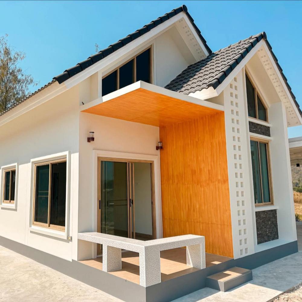 บ้านสไตล์มินิมอล 2 ห้องนอน 2 ห้องน้ำ พื้นที่ใช้สอยรวม 65 ตร.ม. รูปที่ 2