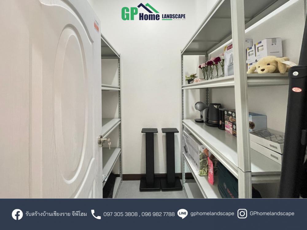 แบบบ้านชั้นเดียวสไตล์คอนเทมโพรารี่ 3 ห้องนอน 2 ห้องน้ำ 1  ห้องโถง 1 แต่งตัว 1 ห้องเก็บของ รูปที่ 21