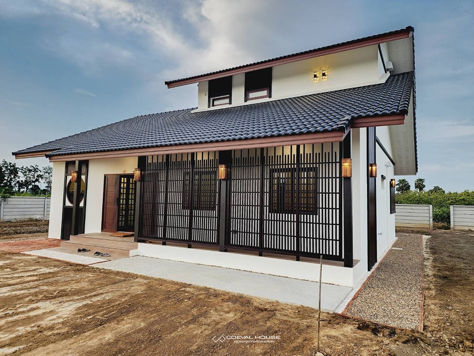บ้านมูจิสไตล์ญี่ปุ่น MUJI HOUSE STYLE พื้นที่ 194.80 ตร.ม 3 ห้องนอน. 2 ห้องน้ำ