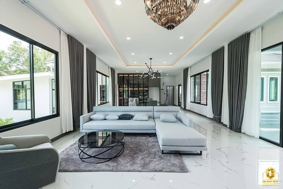 บ้านทรงปั้นหยา 3 ห้องนอน 3 ห้องน้ำ บนเนื้อที่กว้างขวาง จัดสวนได้น่าอยู่. รูปที่ 11