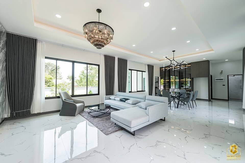 บ้านทรงปั้นหยา 3 ห้องนอน 3 ห้องน้ำ บนเนื้อที่กว้างขวาง จัดสวนได้น่าอยู่. รูปที่ 13