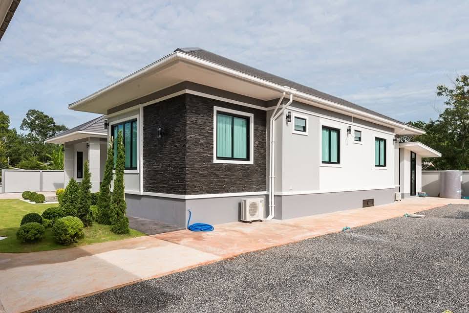 บ้านทรงปั้นหยา 3 ห้องนอน 3 ห้องน้ำ บนเนื้อที่กว้างขวาง จัดสวนได้น่าอยู่. รูปที่ 5