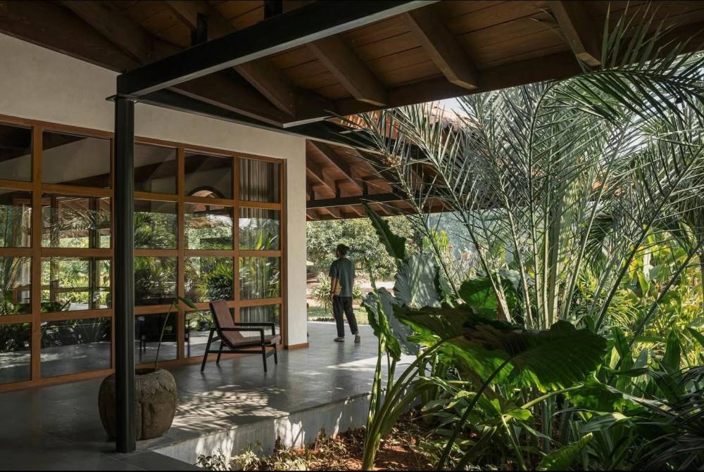 Courtyard House ใน Rangareddy ประเทศอินเดีย รูปที่ 3