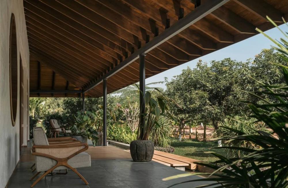 Courtyard House ใน Rangareddy ประเทศอินเดีย รูปที่ 7