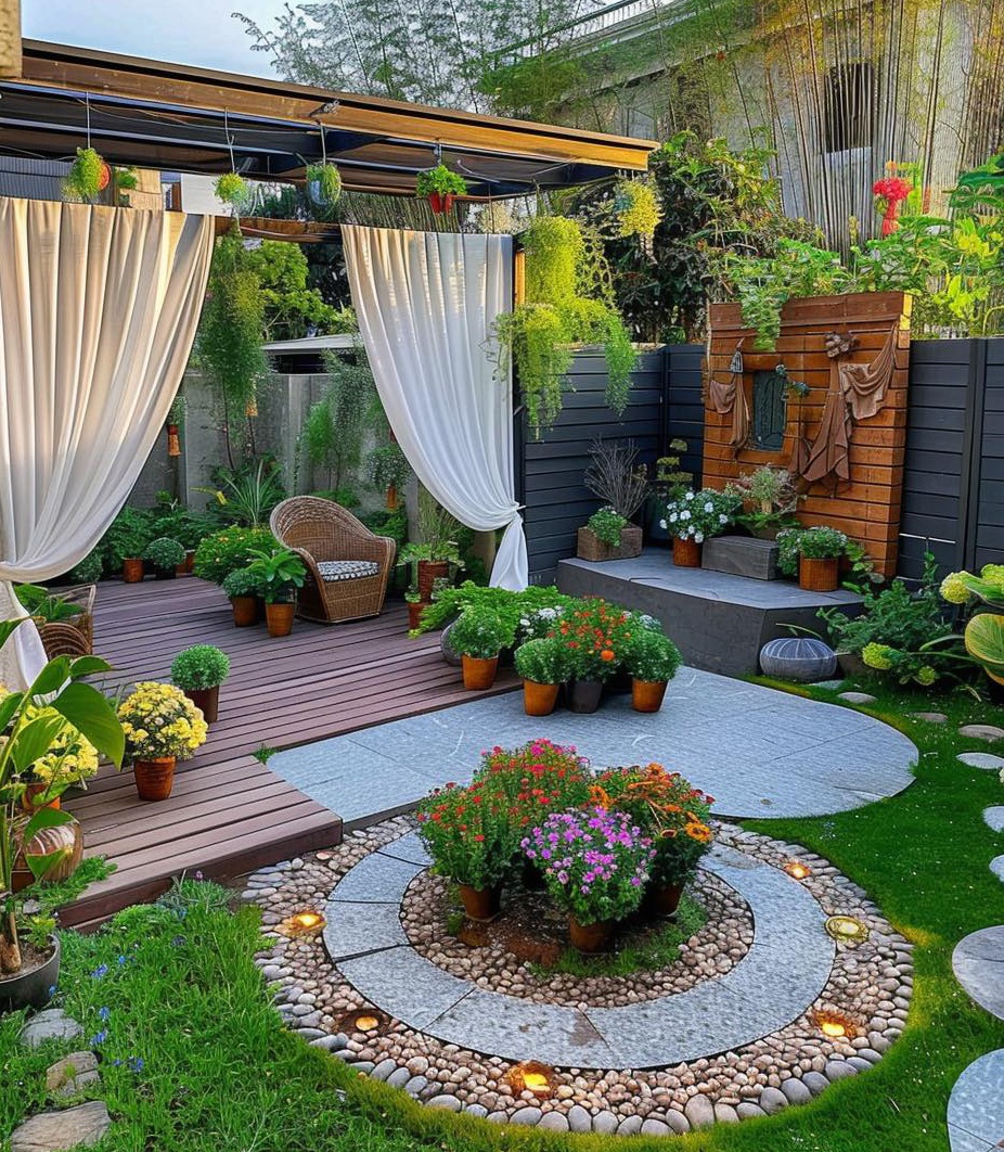 8 ไอเดียมุมพักผ่อนหลังบ้าน รูปที่ 2