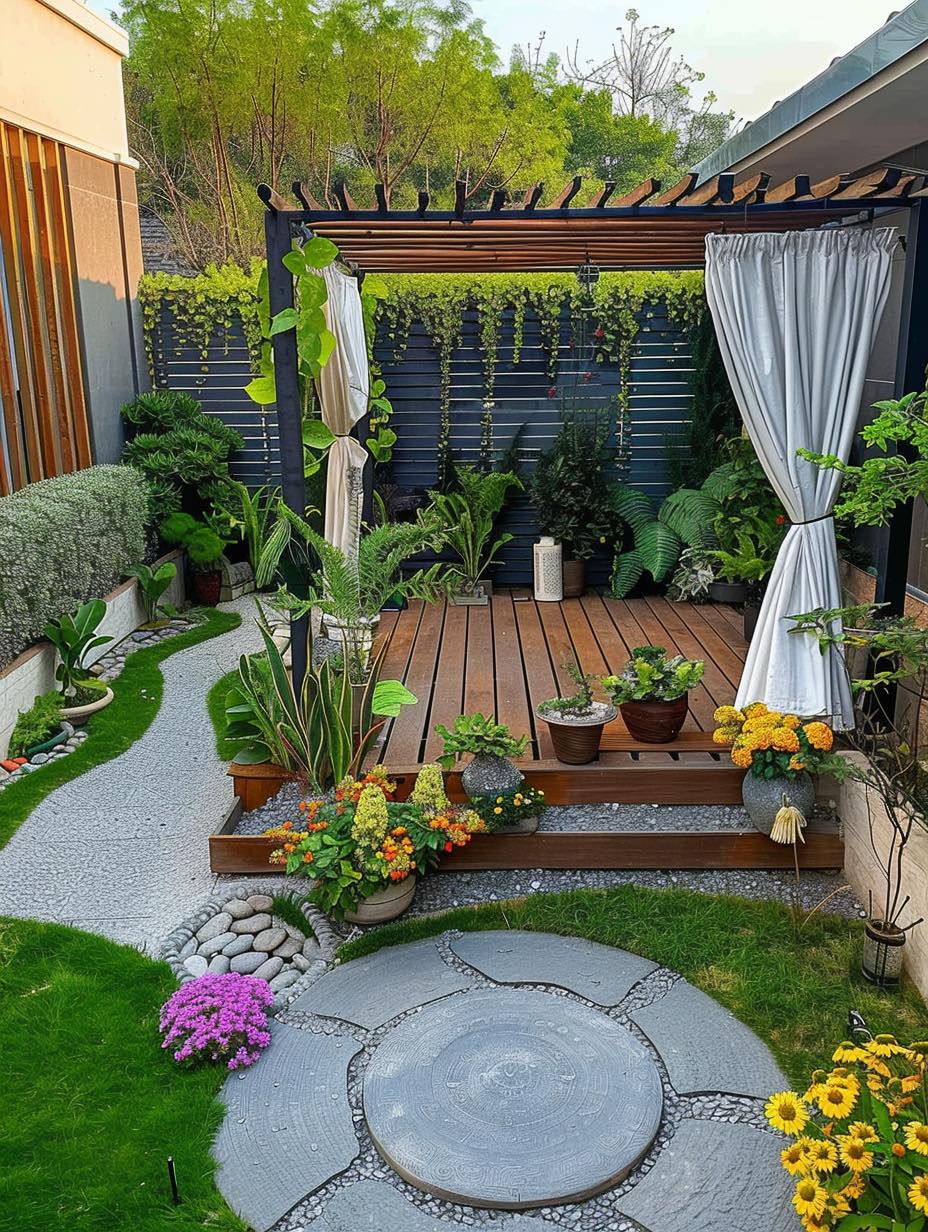 8 ไอเดียมุมพักผ่อนหลังบ้าน รูปที่ 7