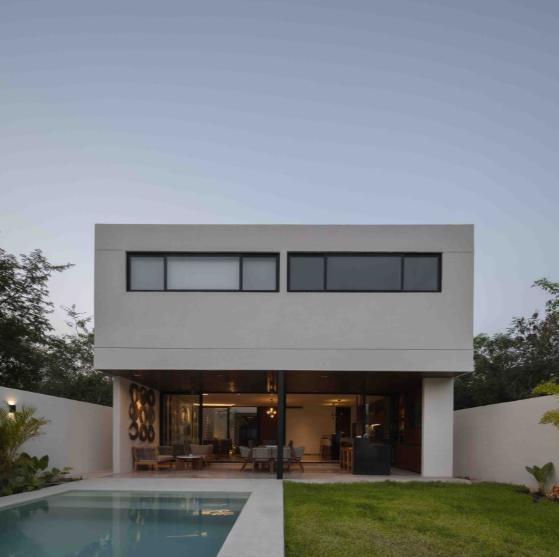 แบบบ้านโมเดิร์นทรงกล่อง สถาปนิกต่างชาติ รูปที่ 9