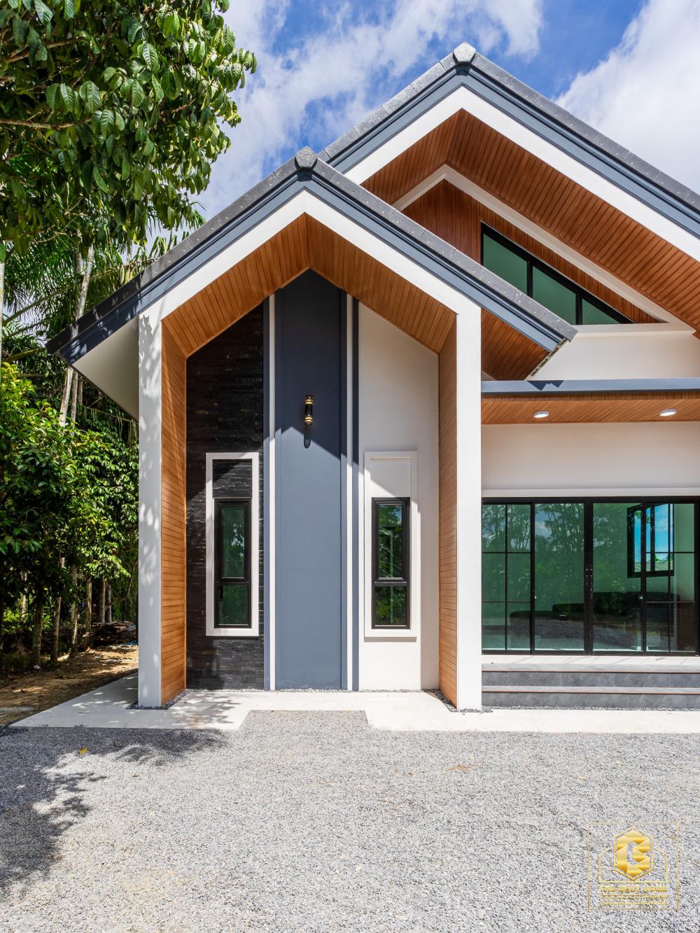 แบบบ้านเดี่ยวทรงโมเดิร์น ขนาด 2 ห้องนอน 2 ห้องน้ำ ขนาด 91 ตร.ม. รูปที่ 2