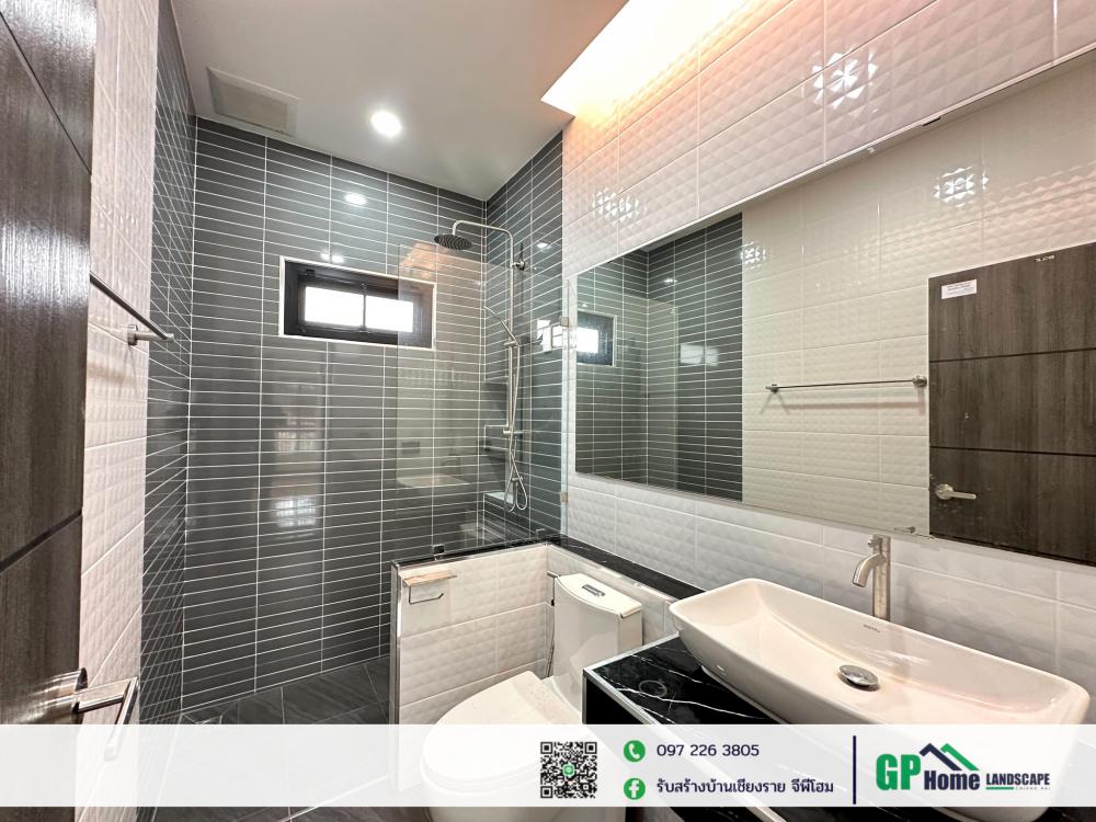 บ้านพักอาศัยชั้นเดียว สไตล์คอมเทมโพรารี่ 3 ห้องนอน 2 ห้องน้ำ รูปที่ 5