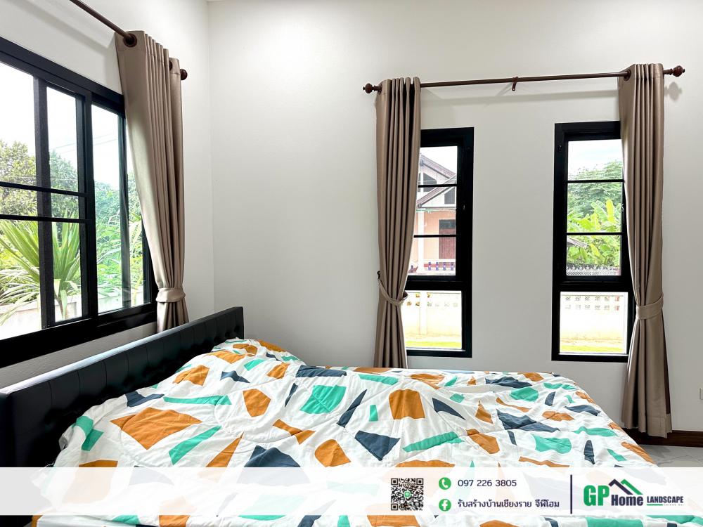 บ้านพักอาศัยชั้นเดียว สไตล์คอมเทมโพรารี่ 3 ห้องนอน 2 ห้องน้ำ รูปที่ 7