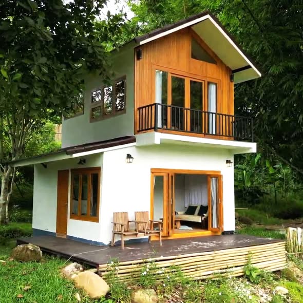 บ้านพักสวย 2 ชั้นหลังเล็กน่ารัก รูปที่ 1