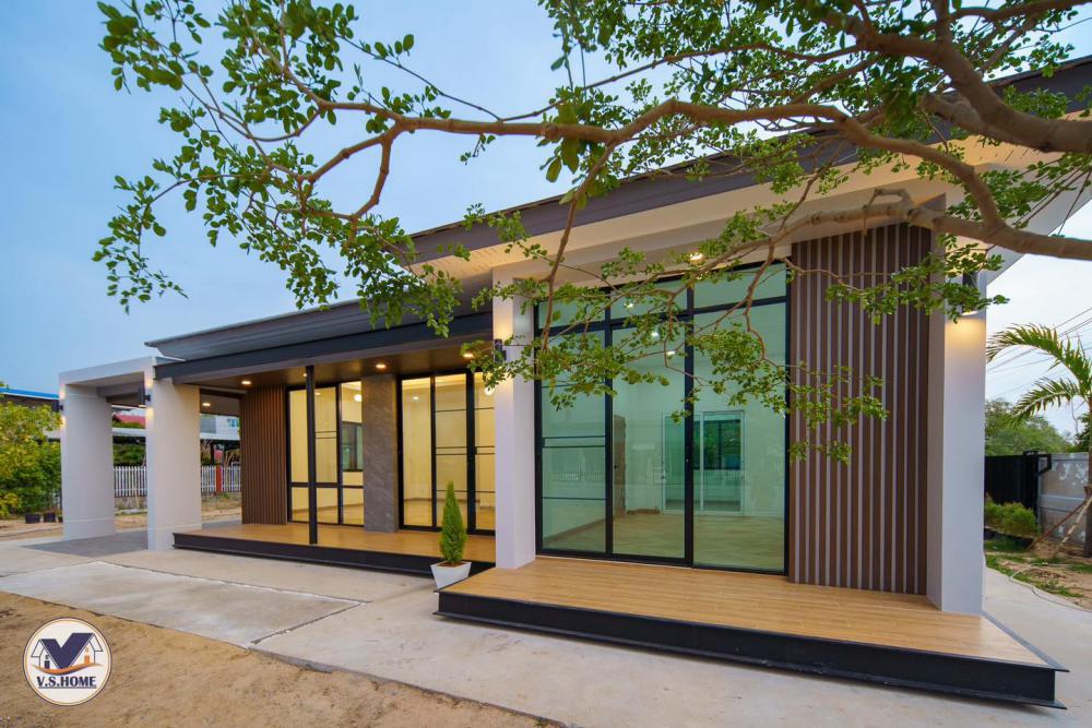 บ้านพักอาศัยชั้นเดียว ทรงทันสมัย รูปที่ 20