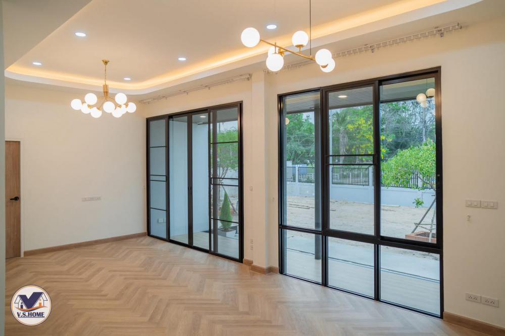 บ้านพักอาศัยชั้นเดียว ทรงทันสมัย รูปที่ 26