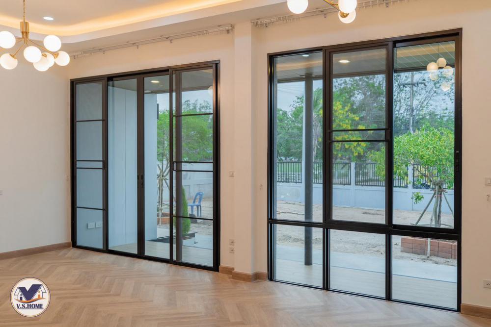 บ้านพักอาศัยชั้นเดียว ทรงทันสมัย รูปที่ 28