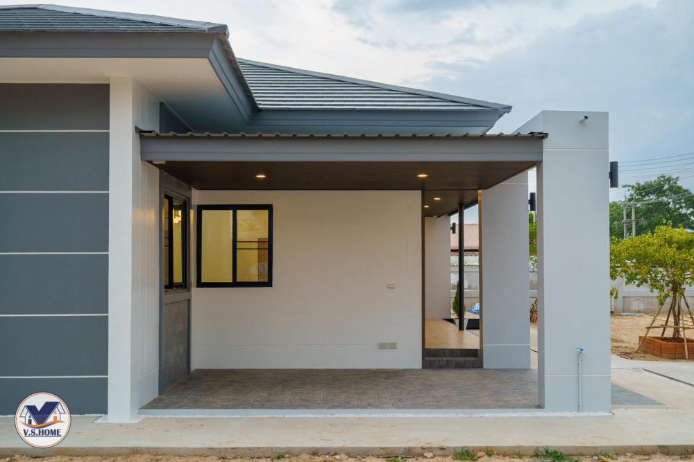 บ้านพักอาศัยชั้นเดียว ทรงทันสมัย รูปที่ 6