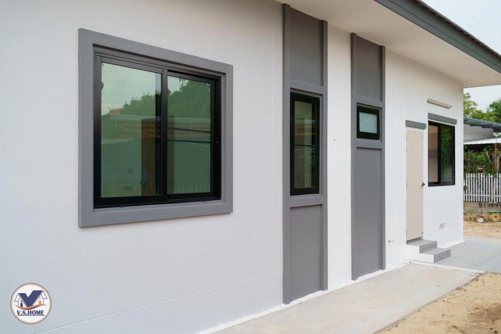 บ้านพักอาศัยชั้นเดียว ทรงทันสมัย รูปที่ 8