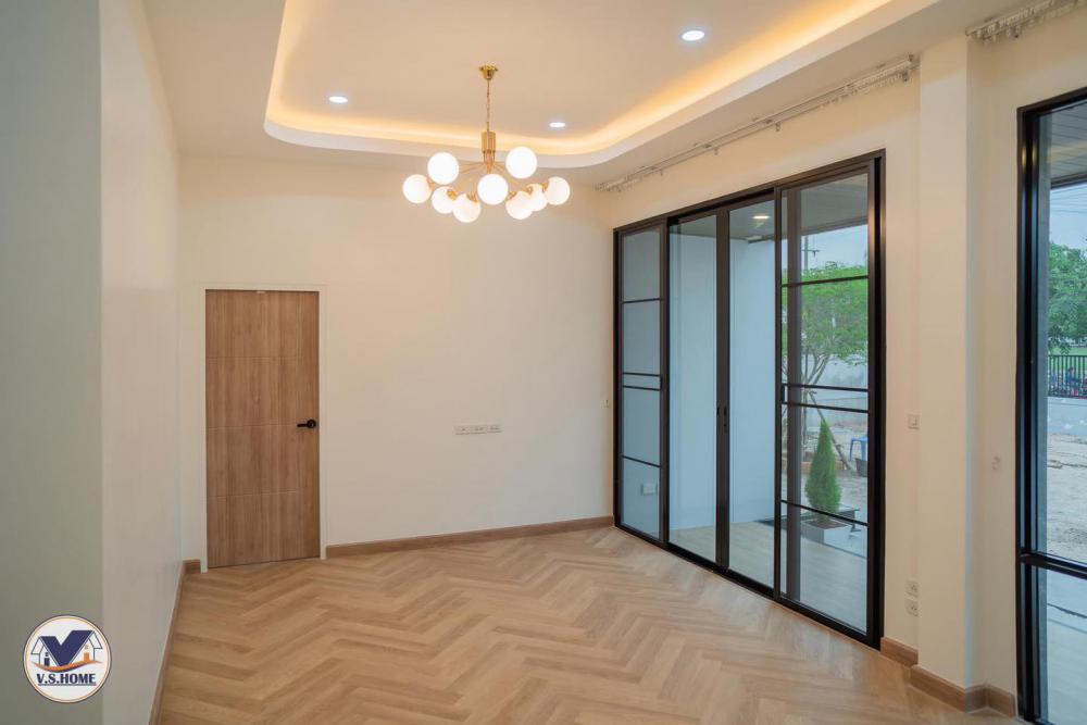 บ้านพักอาศัยชั้นเดียว ทรงทันสมัย รูปที่ 9