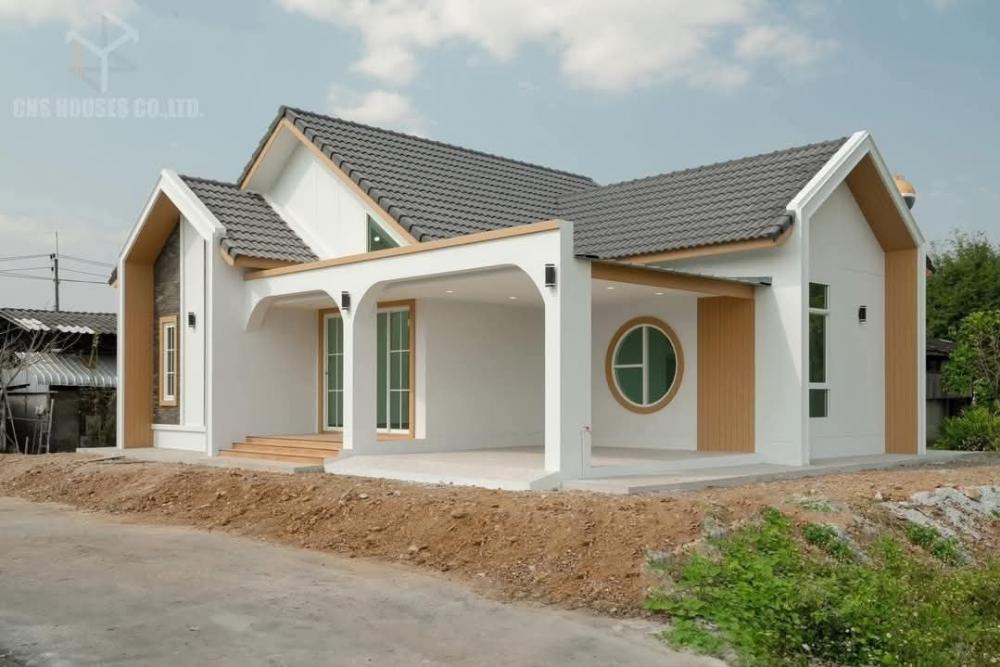  บ้านสไตล์มินิมอล-นอร์ดิก ผสมผสาน  ขนาด 3 ห้องนอน 2 ห้องน้ำ 1 ห้องรับแขก 1 ห้องครัว  1 ที่จอดรถ