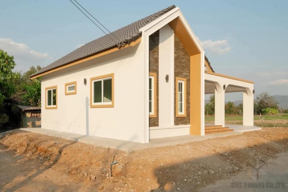  บ้านสไตล์มินิมอล-นอร์ดิก ผสมผสาน  ขนาด 3 ห้องนอน 2 ห้องน้ำ 1 ห้องรับแขก 1 ห้องครัว  1 ที่จอดรถ รูปที่ 2