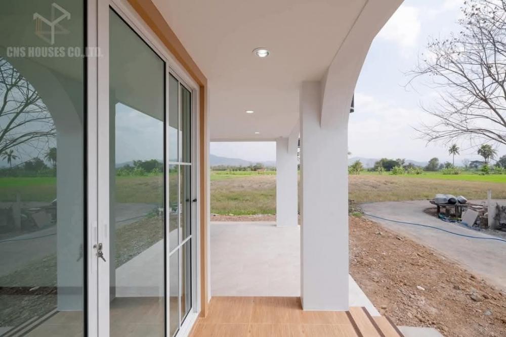  บ้านสไตล์มินิมอล-นอร์ดิก ผสมผสาน  ขนาด 3 ห้องนอน 2 ห้องน้ำ 1 ห้องรับแขก 1 ห้องครัว  1 ที่จอดรถ รูปที่ 5