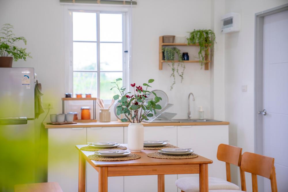 ไอเดียบ้านหลังเล็กแบบมินิมอล และจัดสวนน่ารักน่าอยู่ รูปที่ 16