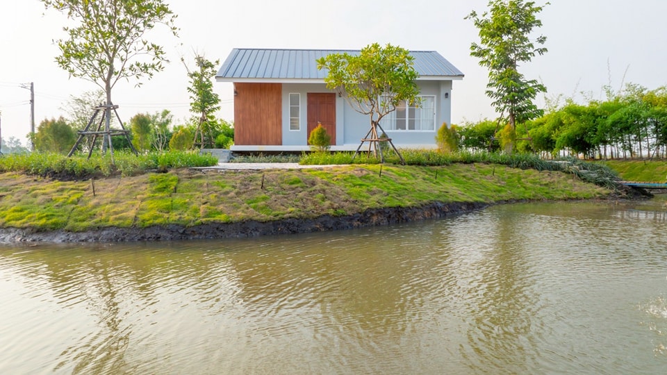 ไอเดียบ้านหลังเล็กแบบมินิมอล และจัดสวนน่ารักน่าอยู่ รูปที่ 26