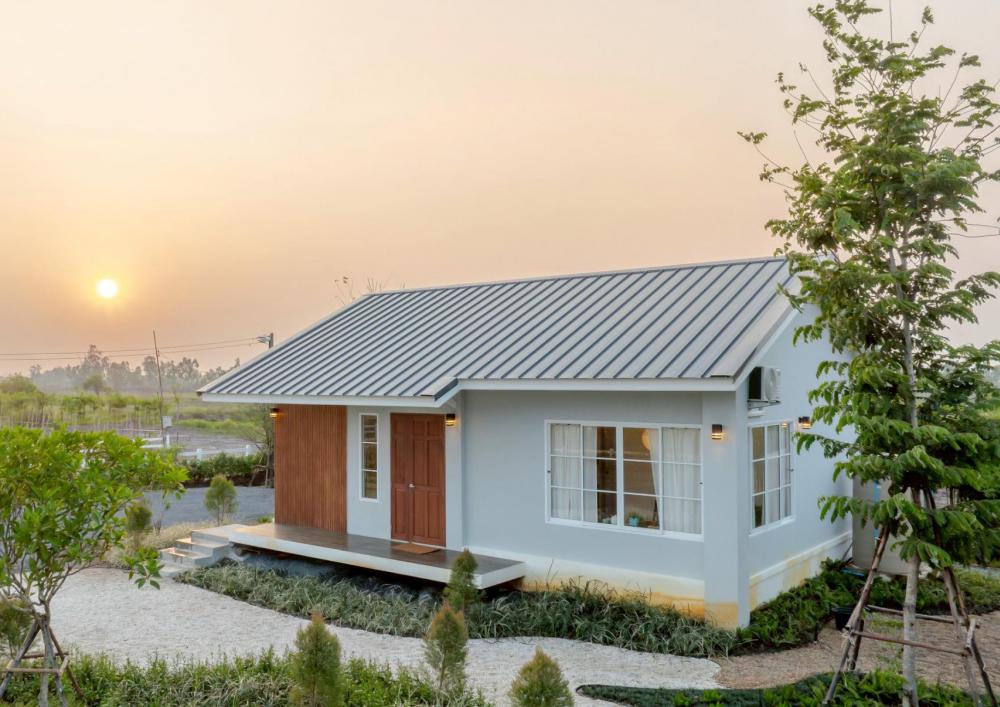 ไอเดียบ้านหลังเล็กแบบมินิมอล และจัดสวนน่ารักน่าอยู่ รูปที่ 6