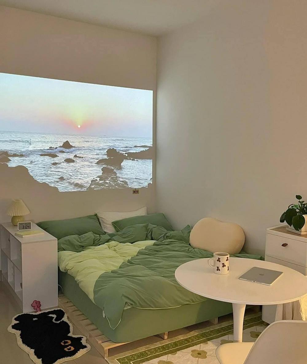 ไอเดียแต่งห้องนอนห้องทำงานในห้องเดียวกัน