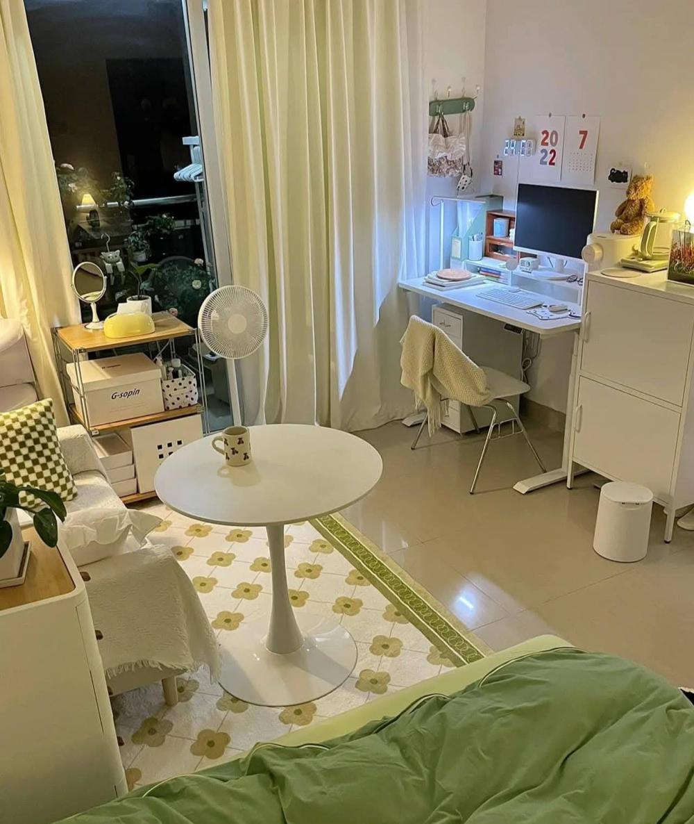 ไอเดียแต่งห้องนอนห้องทำงานในห้องเดียวกัน รูปที่ 3