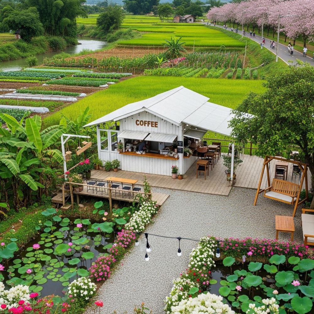 9 ไอเดียร้านกาแฟสวยน่ารัก