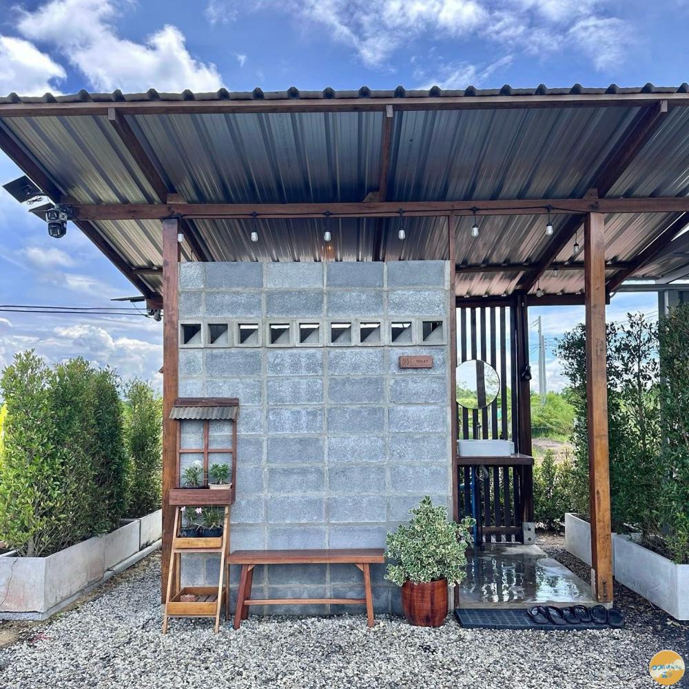 ห้องน้ำวินเทจ ปูนเปลือยเท่ๆ