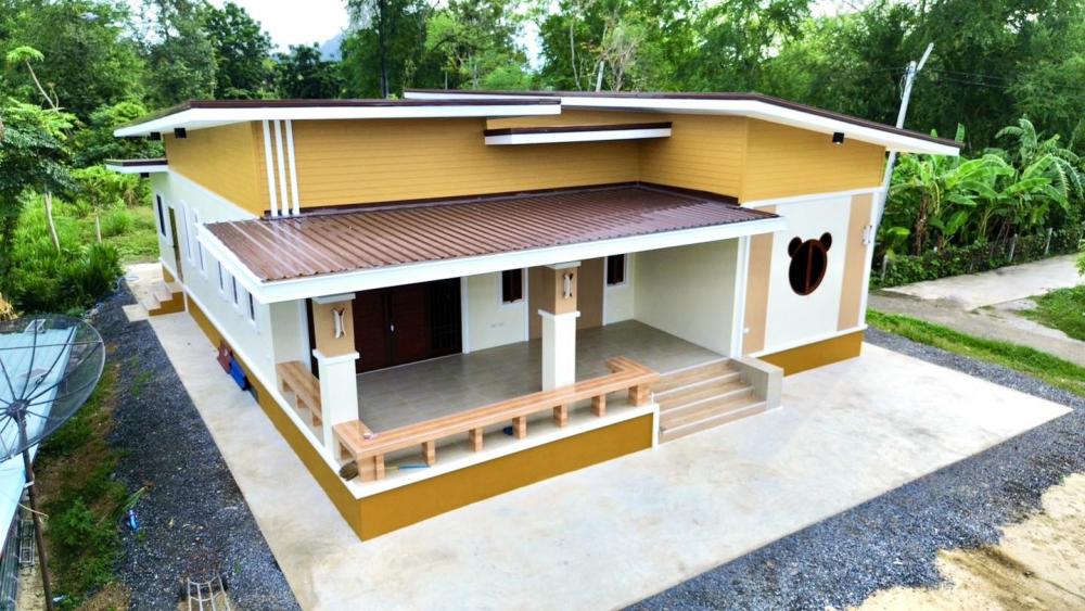 บ้านเดี่ยวสไตล์โมเดิร์น  3 ห้องนอน 1 ห้องอเนกประสงค์ 2 ห้องน้ำ 1 ครัว