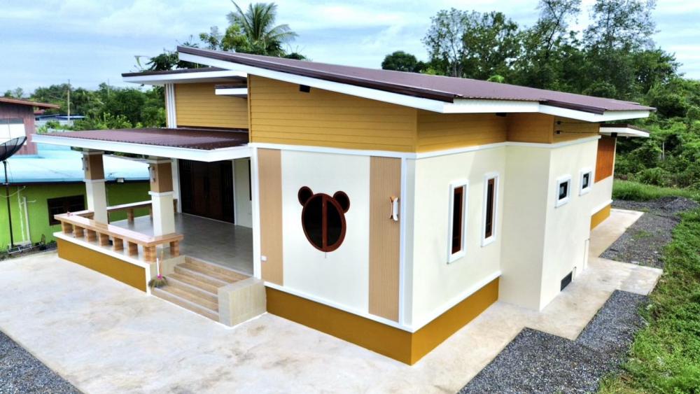 บ้านเดี่ยวสไตล์โมเดิร์น  3 ห้องนอน 1 ห้องอเนกประสงค์ 2 ห้องน้ำ 1 ครัว รูปที่ 4