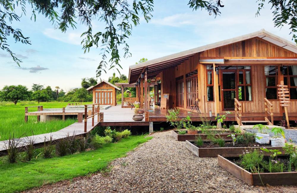 Chann Jiva FarmStay Thailand สไตล์บ้านนาบ้านสวนสวย รูปที่ 15