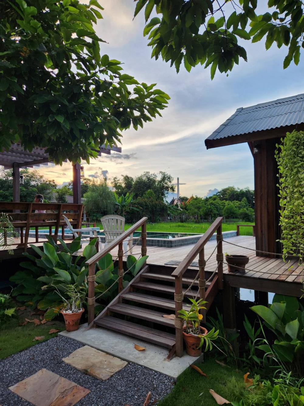 Chann Jiva FarmStay Thailand สไตล์บ้านนาบ้านสวนสวย รูปที่ 6
