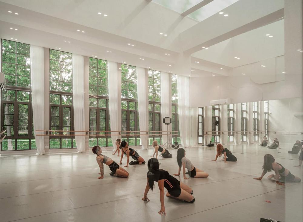 ไอเดียบ้านทรงกล่อง CAPA dance studio รูปที่ 14