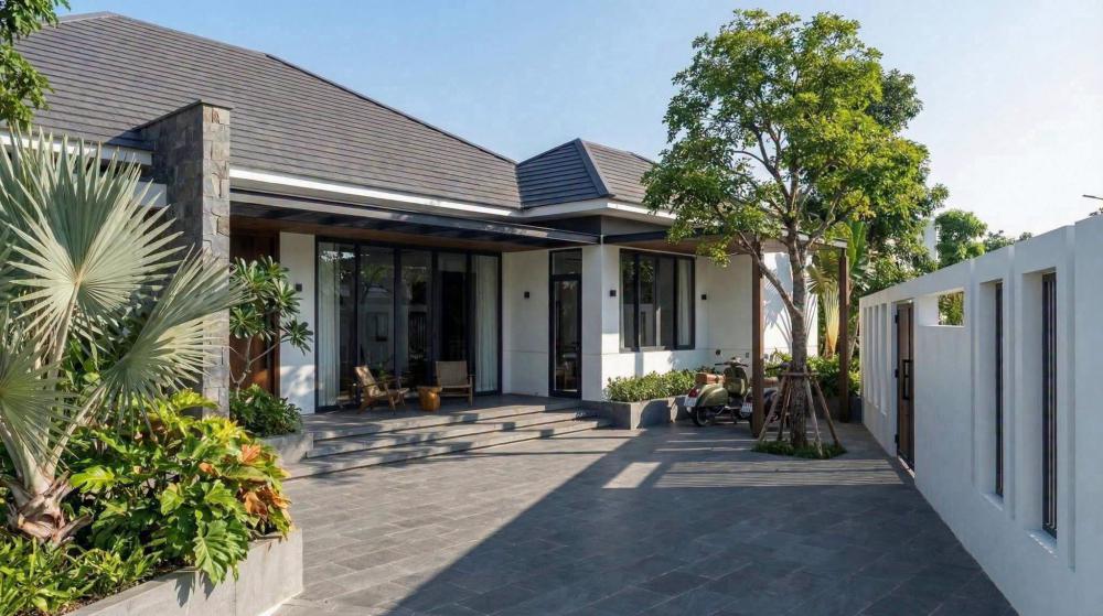 ไอเดียบ้านสวน จัดพื้นที่หน้าบ้านน่าอยู่ รูปที่ 4