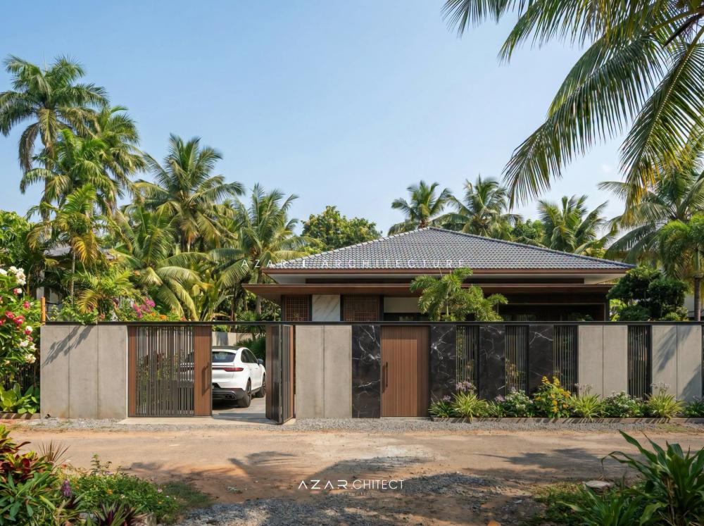 บ้านทรอปิคอลลงตัวกับสวนในบ้าน บ้านขนาด 3 ห้องนอน 2 ห้องน้ำ รูปที่ 2
