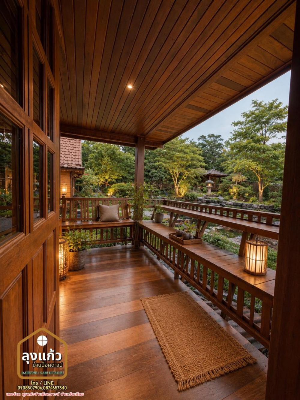 บ้านไม้น็อคดาวน์สไตล์มินิมอล รูปที่ 8