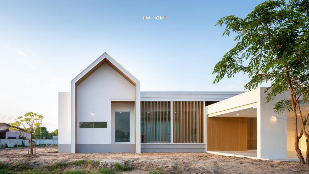 บ้านพักสไตล์โมเดิร์นนอร์ดิก คสล.1 ชั้น 2 ห้องนอน 3 ห้องน้ำ โรงจอดรถ 2 คัน รูปที่ 3