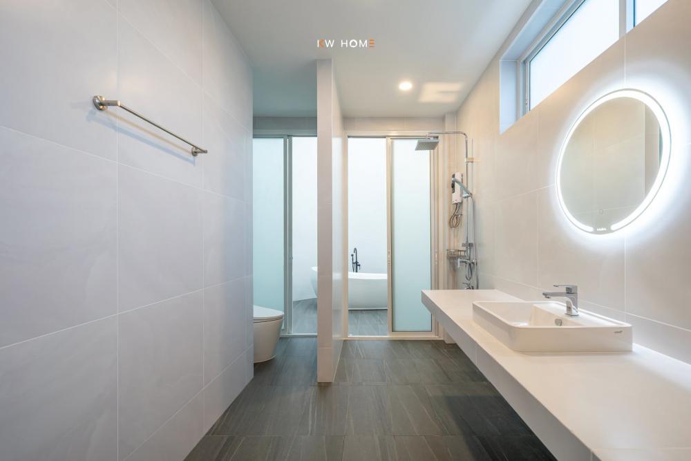 บ้านพักสไตล์โมเดิร์นนอร์ดิก คสล.1 ชั้น 2 ห้องนอน 3 ห้องน้ำ โรงจอดรถ 2 คัน รูปที่ 8
