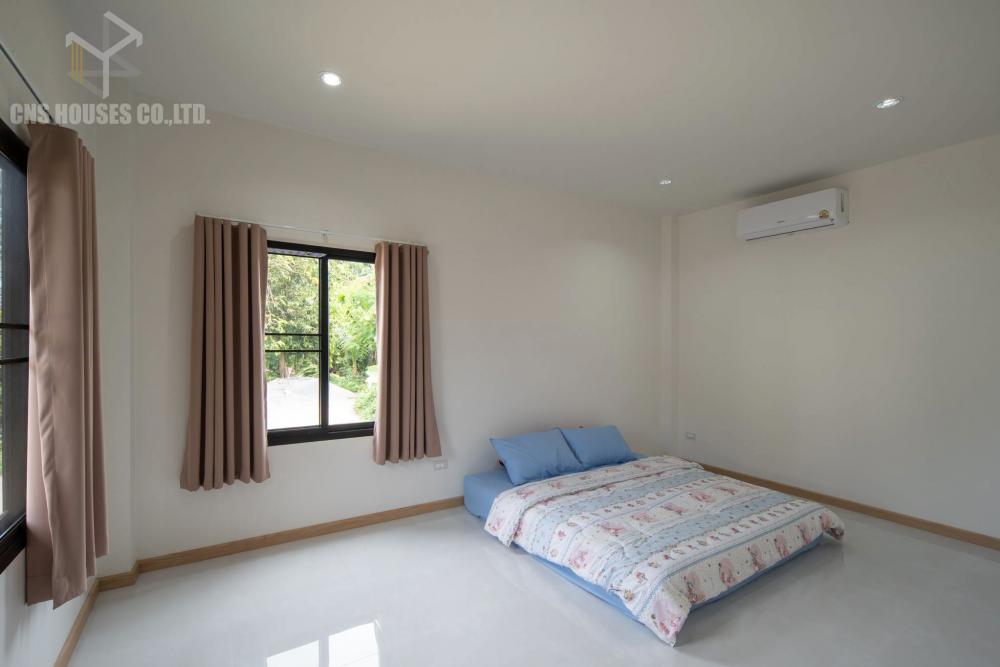 บ้านพักอาศัย 1ชั้นสไตล์ Minimal ทรงตัวแอล รูปที่ 11