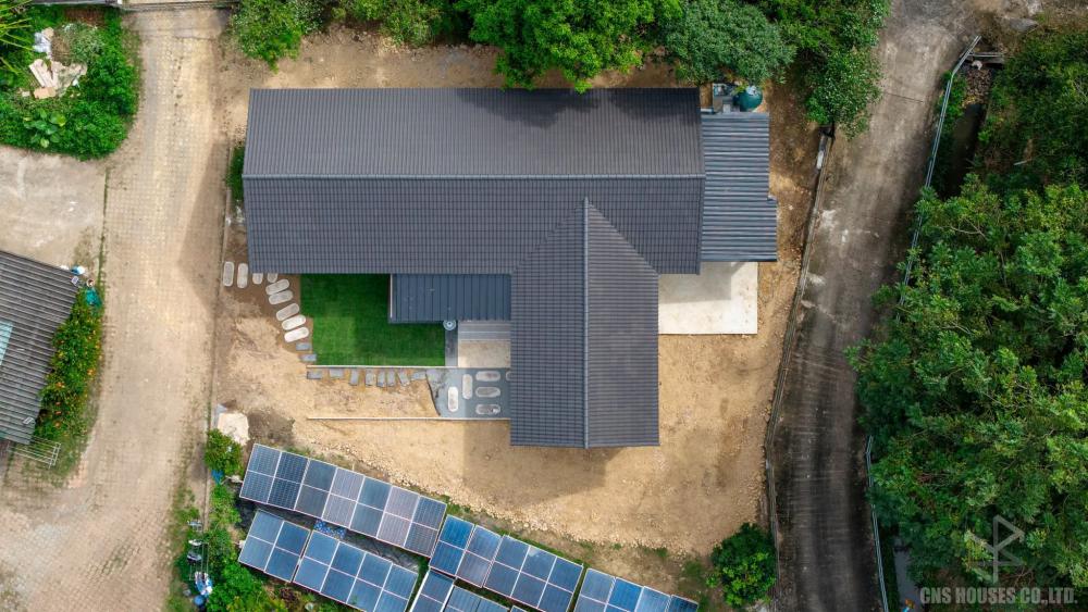 บ้านพักอาศัย 1ชั้นสไตล์ Minimal ทรงตัวแอล รูปที่ 15