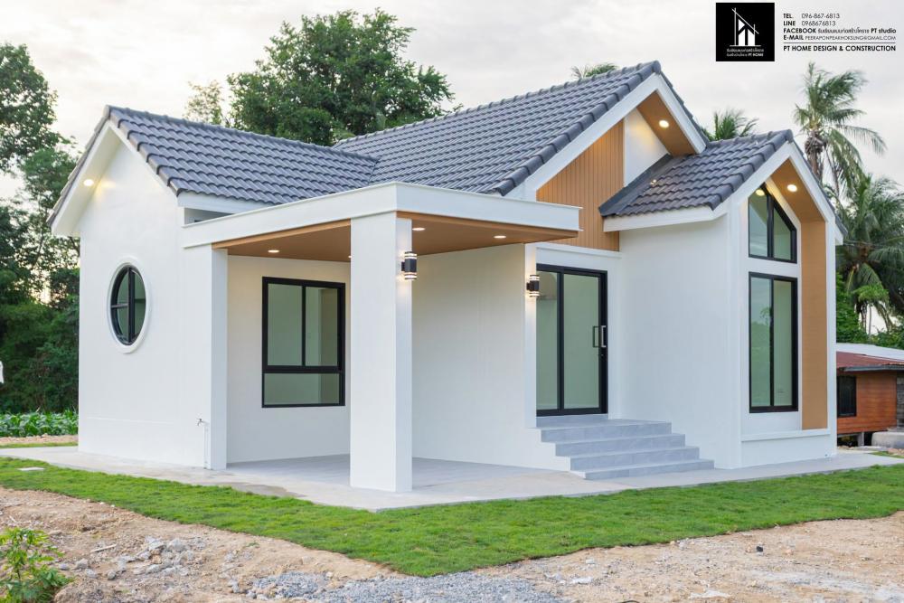 บ้านทรง Nordic 3 ห้องนอน  1 ห้องน้ำ 1 ห้องโถง 1 ห้องครัว รูปที่ 3