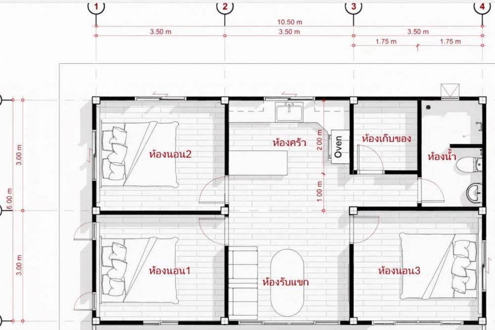 ฟาร์มนี้มีรักบ้านหลังเล็กมินิมอล 3 ห้องนอน 1 ห้องน้ำ รูปที่ 9