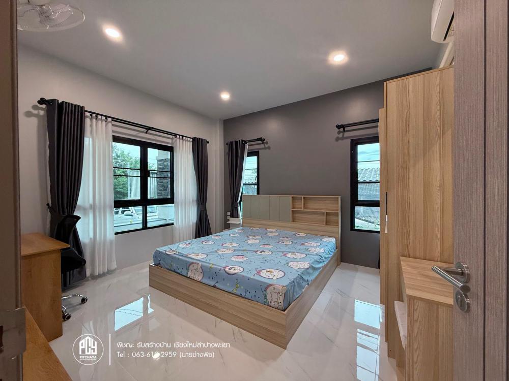 แบบบ้านชั้นเดียว สไตล์คอนเทมโพรารี่ 4 ห้องนอน 2 ห้องน้ำ รูปที่ 16